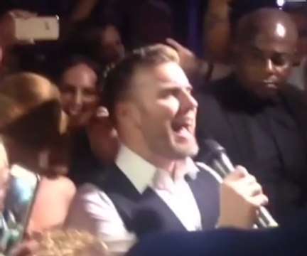 Gary Barlow Serenades Bride and Groom