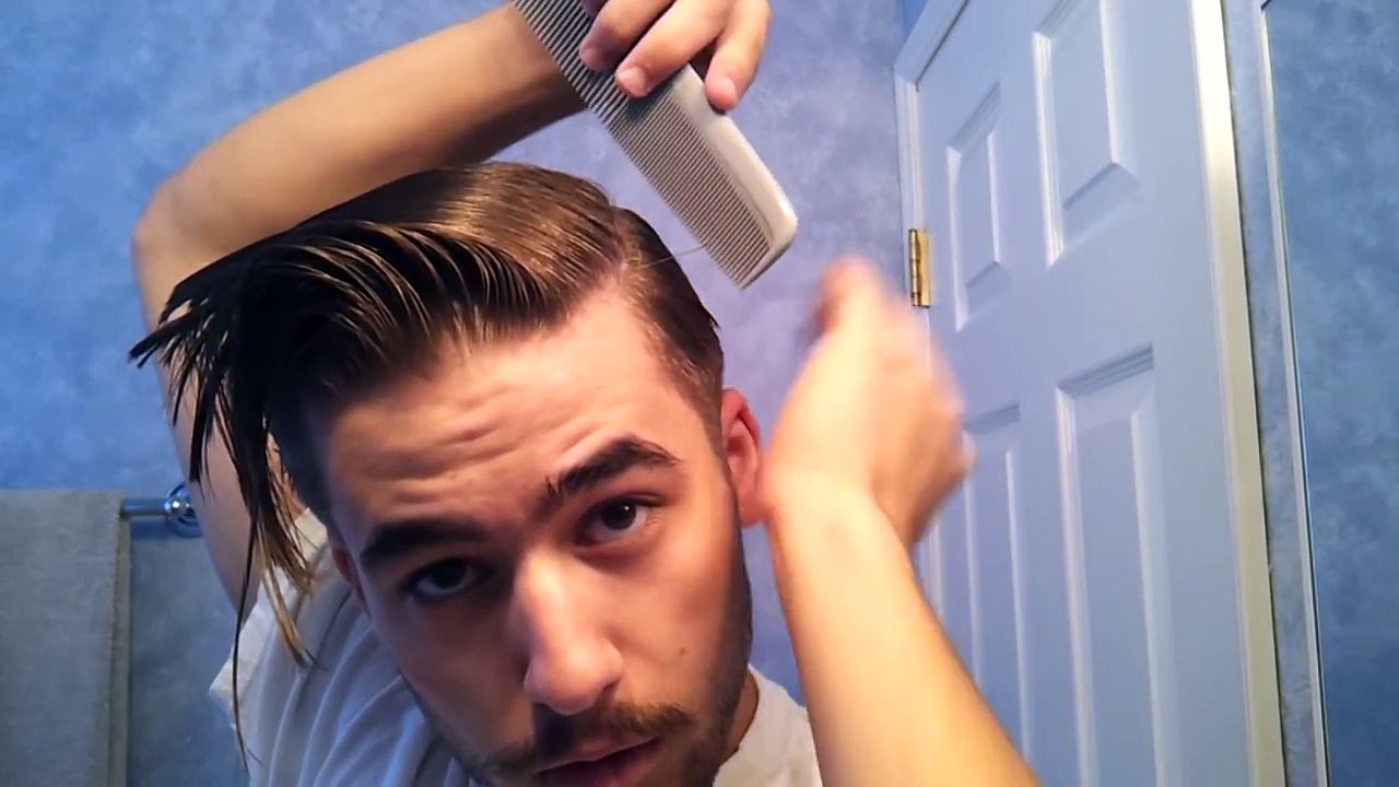 Pompadour: After the cut greaser/Rockabilly hair