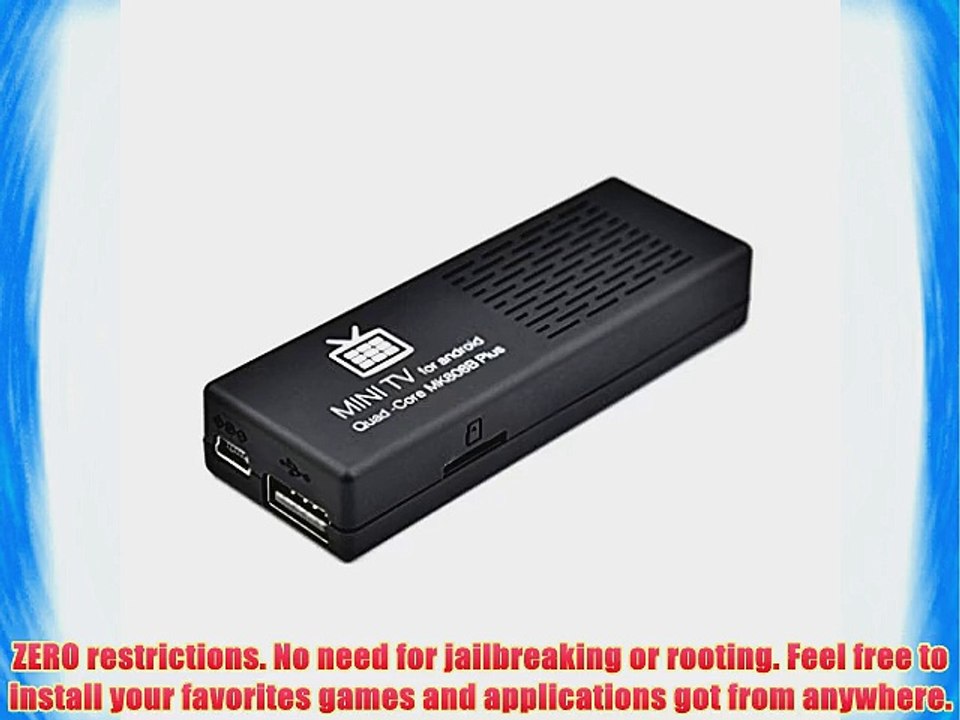 DIAOTEC (TM) MK808B Plus (MK808B ) Mini PC Smart Android TV Dongle. CPU Amlogic M805 Quad-Core