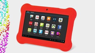 Orbo Jr. 4GB Android 4.1 Five Point Multi Touch Tablet PC - Kids Edition [March 2014] - Red