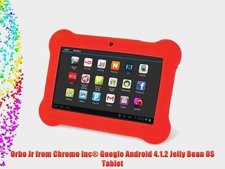 Orbo Jr. 4GB Android 4.1 Five Point Multi Touch Tablet PC - Kids Edition [March 2014] - Red