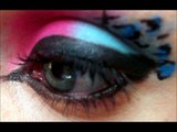 Pink&Blue Leopard Print Eye Makeup Tutorial