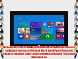 Microsoft Surface 2 Tablet - Windows RT 8.1 10.6 1920x1080 1080P LCD Touchscreen Front and