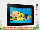Kindle Fire HD 8.9 8.9 HD display 16 GB or 32 GB Wi-Fi or Optional 4G LTE Wireless (Previous