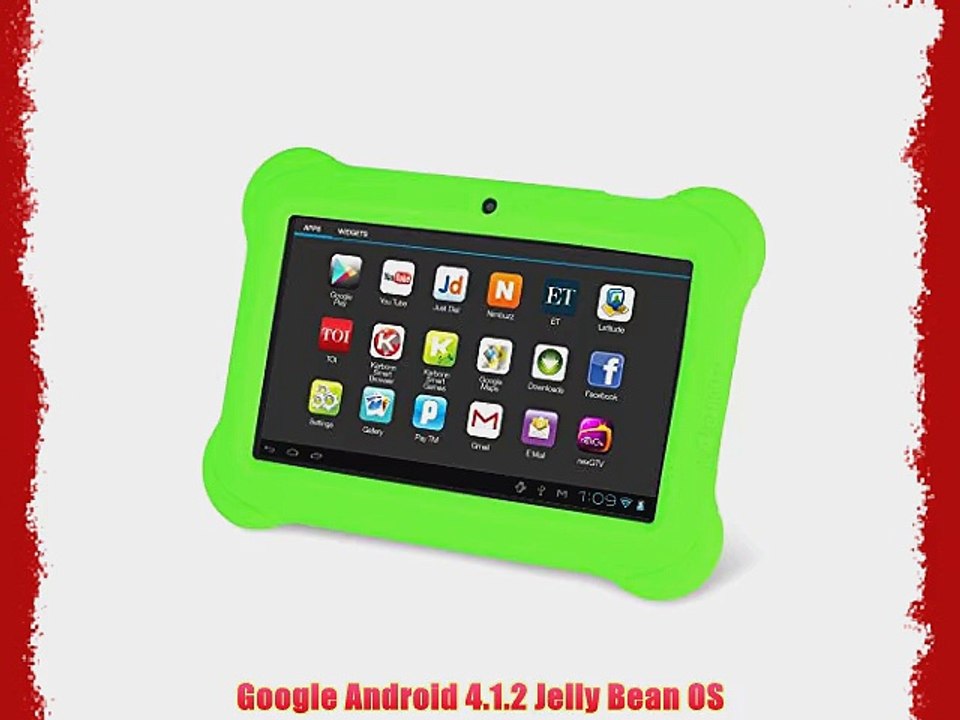Orbo Jr. 4GB Android 4.1 Five Point Multi Touch Tablet PC - Kids EditionDual Camera Wi-Fi Google
