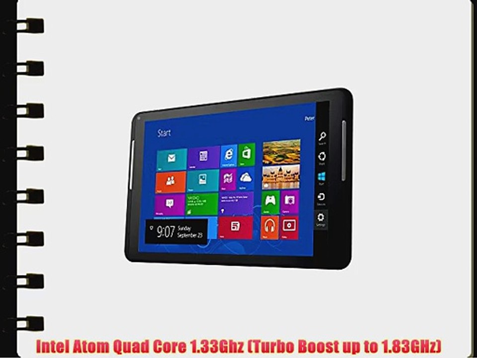 Vulcan Challenger II VTA080I Intel Atom Quad Core 1.83GHz 1 GB DDR3 Memory 16 GB Storage 8