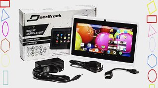 DeerBrook 7 DB  Quad Core Tablet PC 8GB- HD 1024x600 Display Google Android 4.4 KitKat Dual