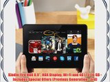 Kindle Fire HDX 8.9 HDX Display Wi-Fi and 4G LTE 16 GB - Includes Special Offers (Previous