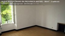 A vendre - maison - TRANS EN PROVENCE (83720) - 3 pièces - 86m²