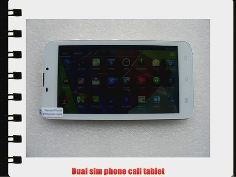 Hot sale Unlocked Real 3G 6 inch MTK8312 Smart phone Tablet PC Android 4.2 Dual Sim slot Dual