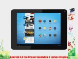 Coby Kyros 8-Inch Android 4.0 4 GB Internet Tablet 4:3 Capacitive Multi-Touchscreen with Built-In