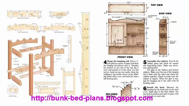 bunk bed plans Twin over full bunk bed plans