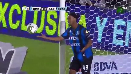 Ronaldinho Le Roba balon y Gol Anulado Queretaro vs Santos 3-0 Liga MX Final Vuelta 31-05-2015 H...