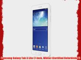 Samsung Galaxy Tab 3 Lite (7-Inch White) (Certified Refurbished)