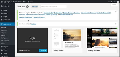 01. Girgit theme Basic Installation and Setup