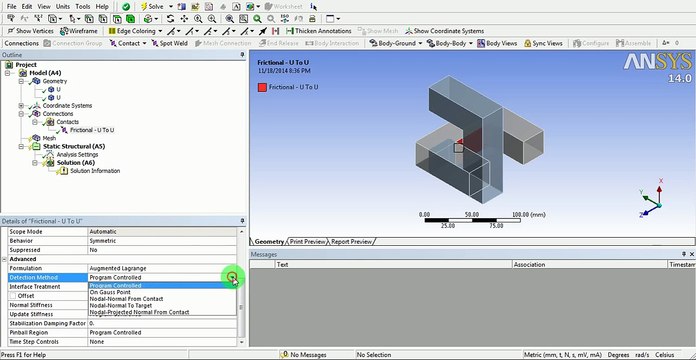 ANSYS Workbench Tutorial Video | Beginner/Expert | Contact Non Linear Frictional FE Analysis | GRS |