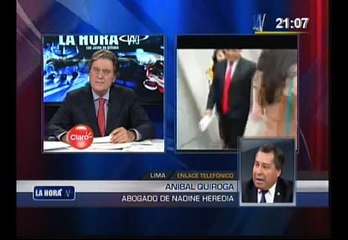 Abogado de Nadine Heredia acusa a fiscal de presionar a juzgado