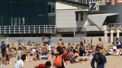 yo en la playa de san sebastian españa