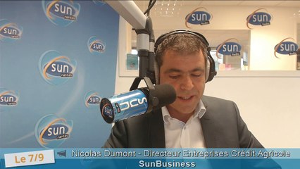 Mardi 2 juin 2015 : Sun Business, avec Nicolas Dumont, directeur Entreprises au Crédit Agricole