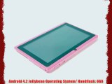 PINK Color 7.0 ZEEPAD(TM) ANDROID 4.0 TABLET PC COMPUTER 4GB WIFI CAMERA YOUTUBE GAMES  SKYPE