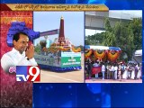 KCR hoists tricolour on TS Formation day at Parade Grounds