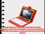 IRULU 7 Android Tablet Android 4.2 Jelly Bean OS Dual CoreDual Cameras 5 Point Capacitive Touch