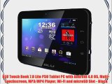 BLU Touch Book 7.0 Lite P50 Tablet PC with Android 4.0 OS Multi-Touchscreen MP3/MP4 Player