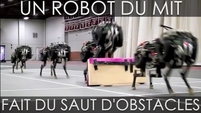 Cheetah, le robot du MIT, peut maintenant sauter au-dessus d’obstacles