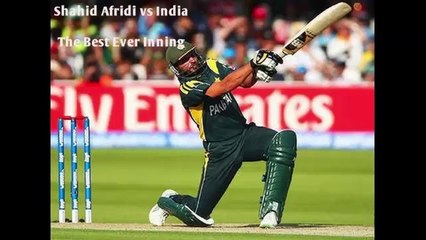 Shahid Afridi vs India - The Best Inning Ever Full