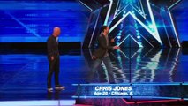 America's Got Talent 2015 S10E01 Chris Jones Hypnotizes Howie Out Of His Germaphobia