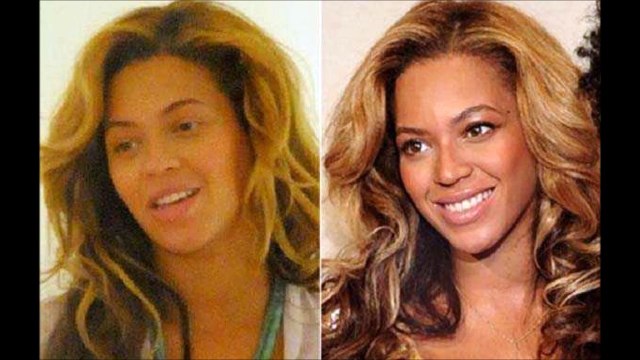 20 stars féminines sans maquillage... Au naturel c'est pas toujours très joli!