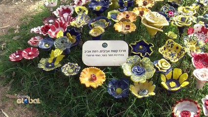 Israel senior citizens participate in a special exhibition