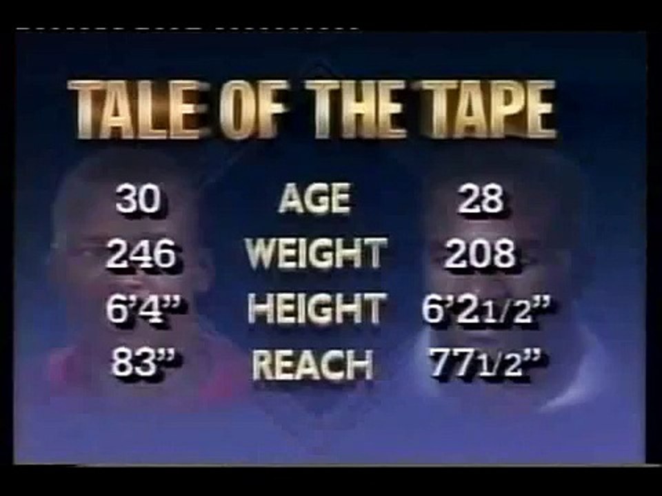 Evander Holyfield vs Buster Douglas 1/3