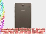 Samsung Galaxy Tab S SM-T700 16 GB Tablet - 8.4 - Wireless LAN - Samsung Exynos 1.90 GHz -