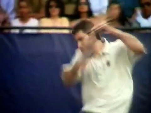 Sampras vs. Agassi record-breaking point | Mc Enroe's call (Nike 1996)