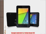 AKASO Kingpad? A7 7'' [Black] Google Android 4.2 Jelly Bean Dual Core Tablet PC Allwinner A20