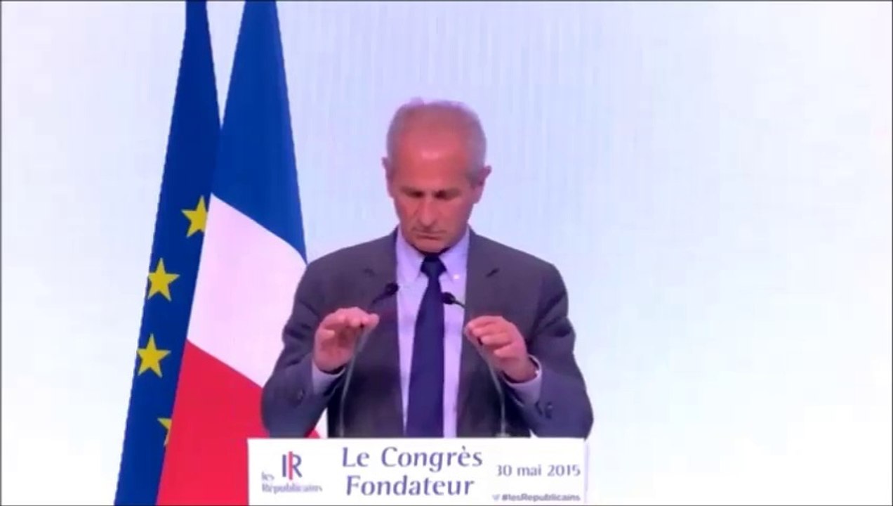 Intervention de Hubert Falco lors du Congrès de fondation du mouvement les Républicains