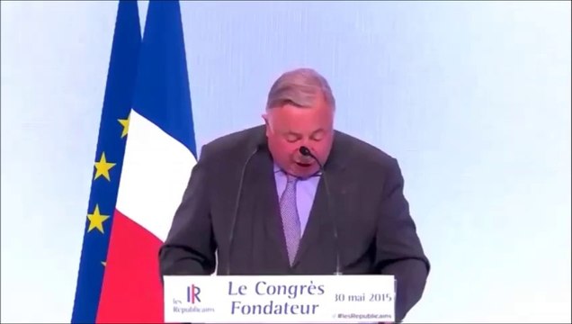 Intervention de Gérard Larcher lors du Congrès de fondation du mouvement les Républicains