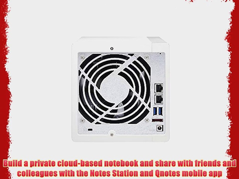 QNAP TS-431 4-bay Personal Cloud NAS with PLEX DLNA and Mobile Apps Support (TS-431)