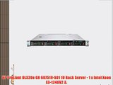 HP ProLiant DL320e G8 687519-S01 1U Rack Server - 1 x Intel Xeon E3-1240V2 3.