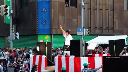2013/8/4(Sun)　五所川原立佞武多初日　吉幾三先生「立佞武多」熱唱