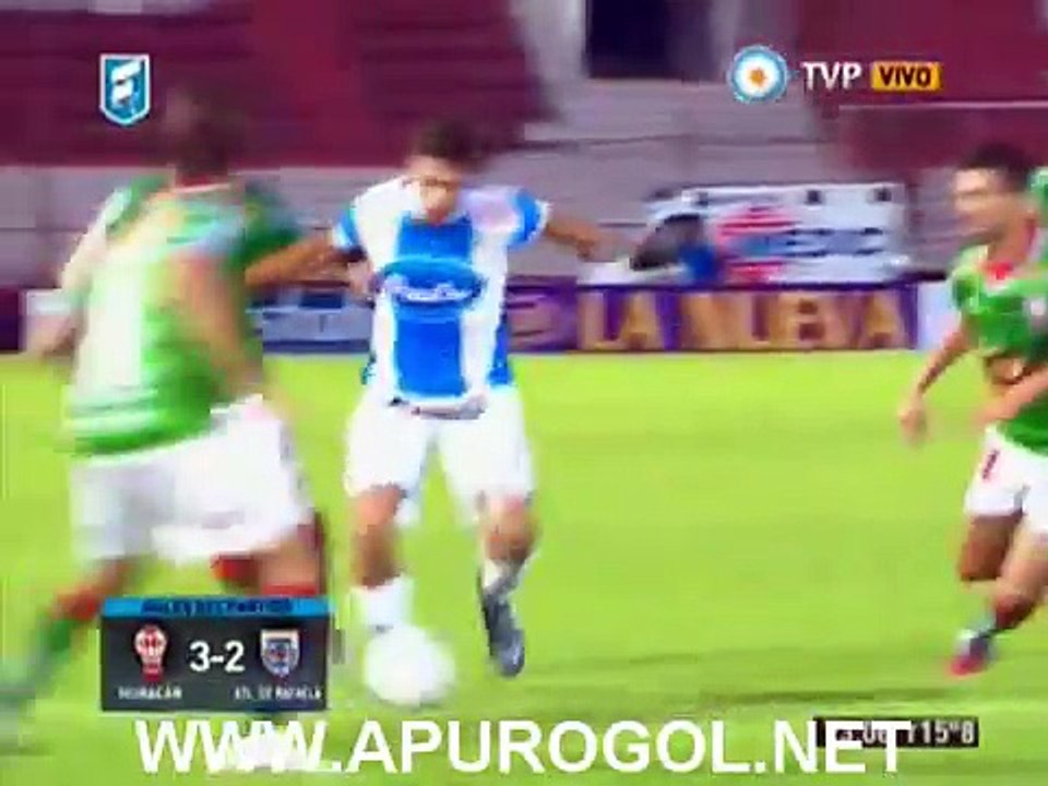 Atl. Huracan 3-2 Atl. Rafaela ~ [Primera Division] - 01.06.2015 - Todos los goles & Resumen