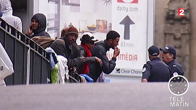 La police évacue le campement de migrants du Boulevard de la Chapelle