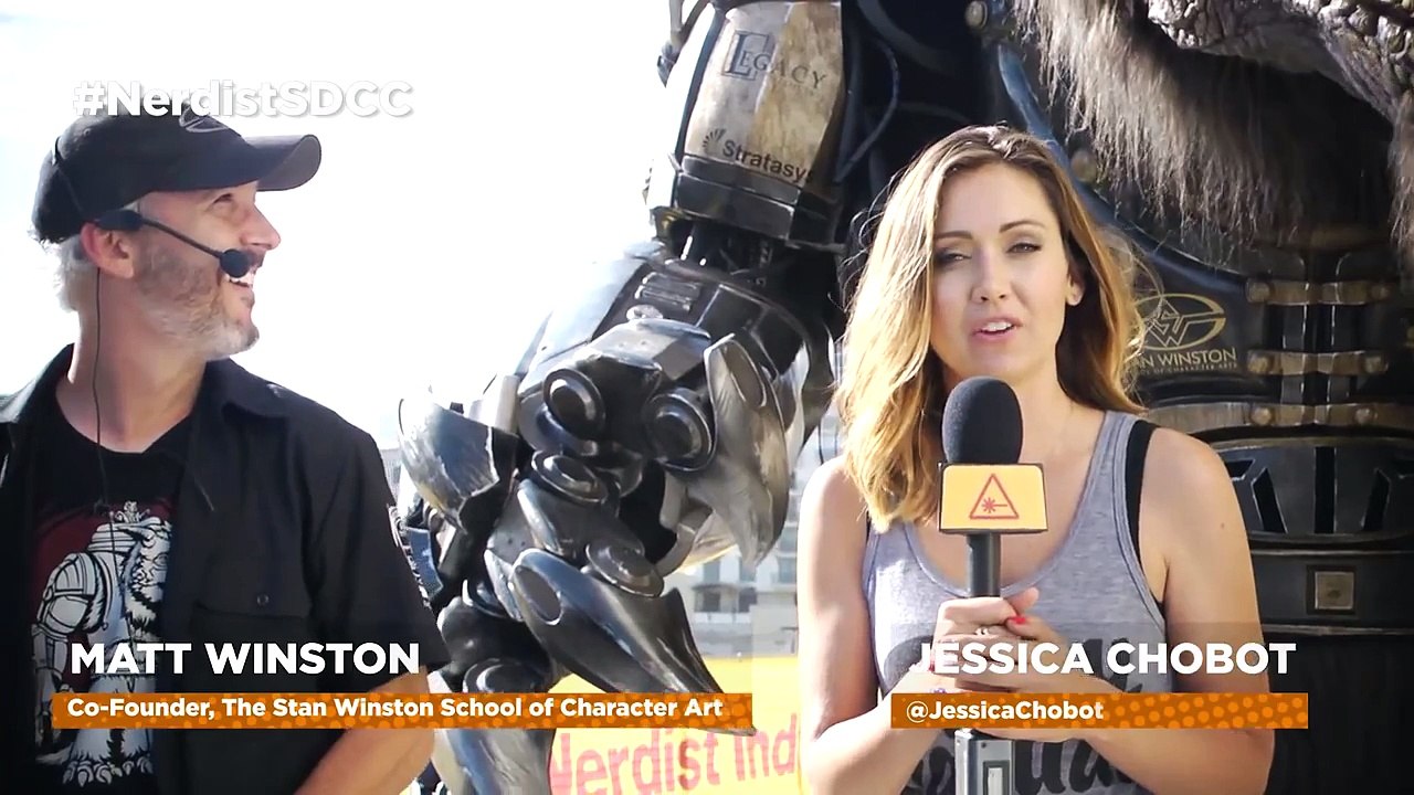 STAN WINSTON SCHOOL at Comic Con - Nerdist @ SDCC w/ Jessica Chobot