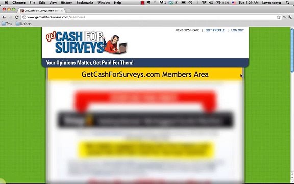 ▶ Get Cash For Surveys Review - Check Out This Real Member's Get Cash For Surveys Review - YouTube [360p]