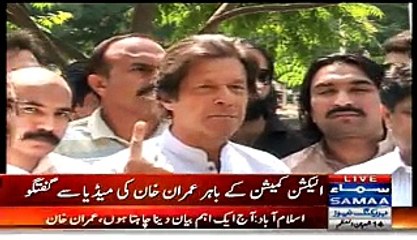 PTI Chairman Imran Khan Media Talk