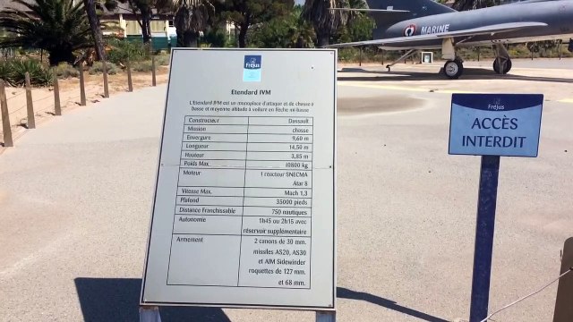 Dassault étendard ivm base Frejus