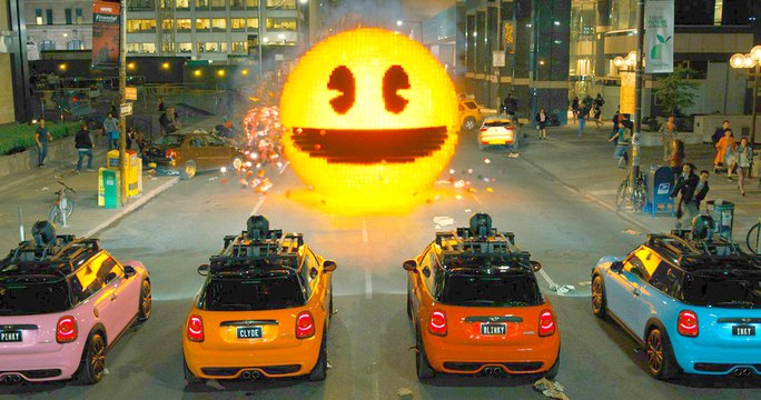 PIXELS - Extrait Course-poursuite avec Pac-Man [VOST|HD] (Chris Columbus, Adam Sandler, Peter Dinklage)