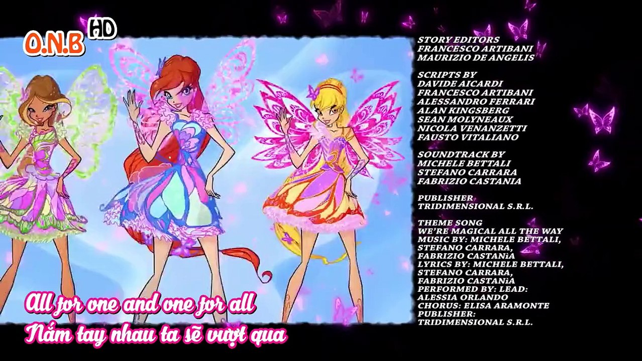 Winx Club - Phần 7- Bài Hát Cuối Phim & Credits Phim Chính Thức (English + Vietnamese Lyrics)