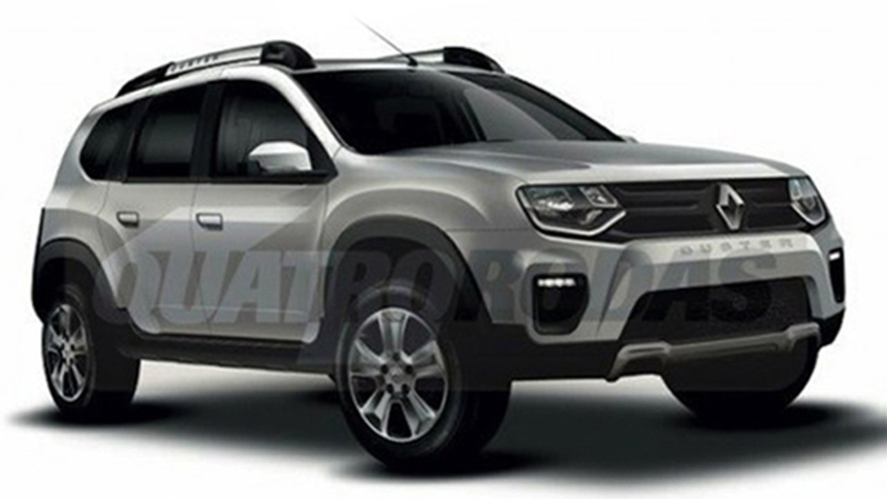 2017 Renault Duster 7 Seater SUV Rendered